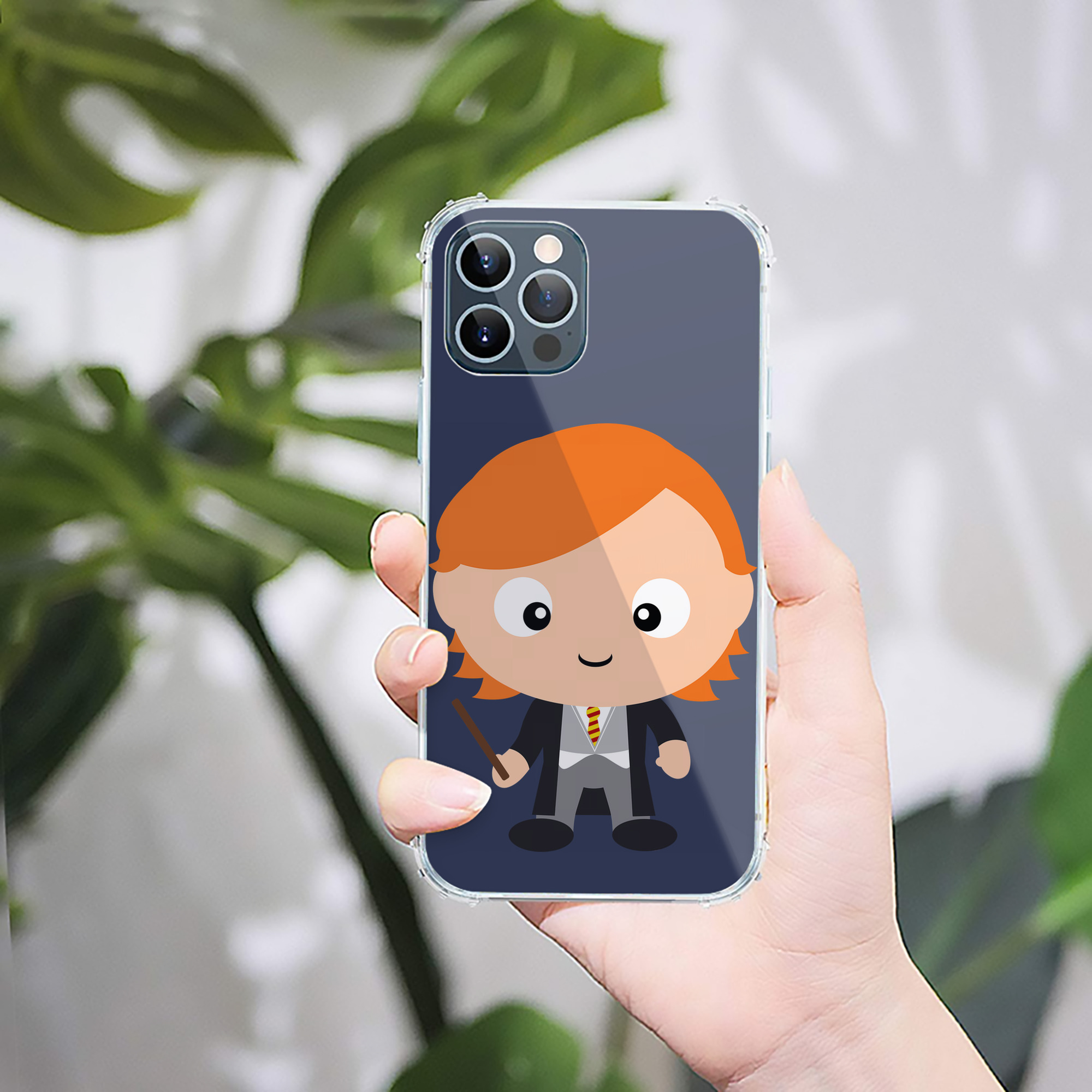 （画像用） Harry Potter ハリー・ポッターシリーズ 【iPhone 12シリーズ対応】透明スマホケース（クリアソフトケース）